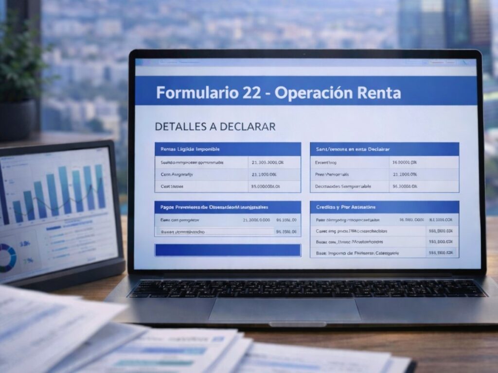 servicios de operacion renta y declaraciones juradas, formulario 22